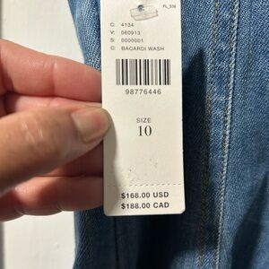 Denim romper size 10